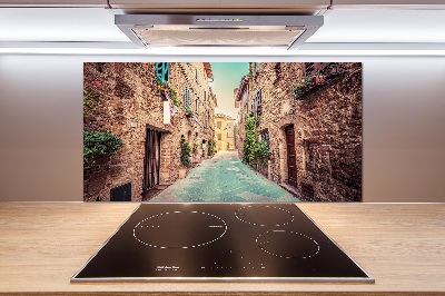 Spatscherm keuken Italiaanse straten