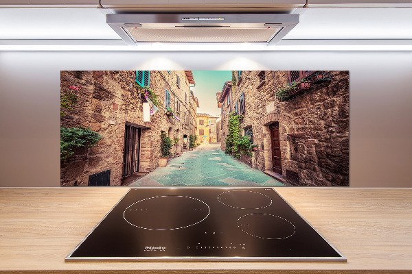 Spatscherm keuken Italiaanse straten