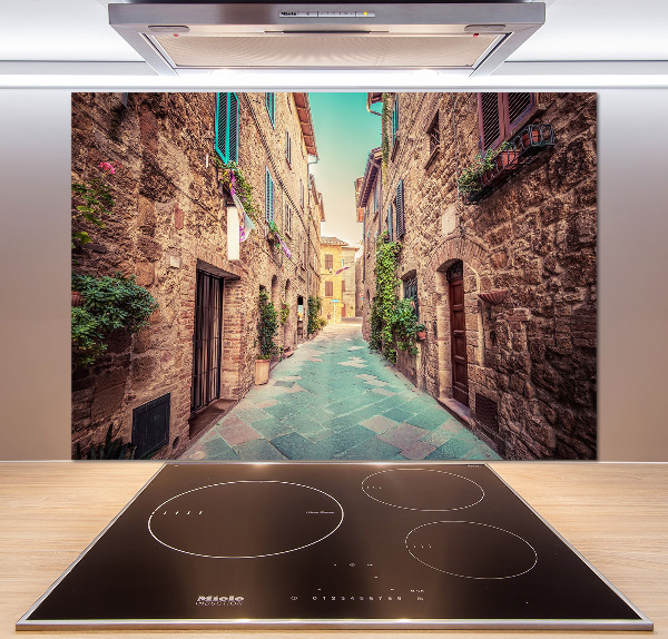 Spatscherm keuken Italiaanse straten