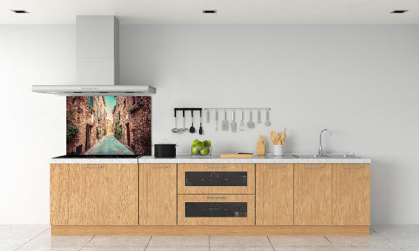 Spatscherm keuken Italiaanse straten