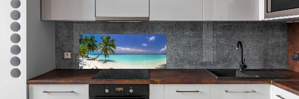 Keuken achterwand Panorama van het strand