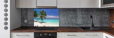 Keuken achterwand Panorama van het strand
