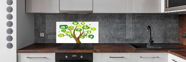 Spatscherm keuken Ecologische boom