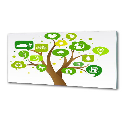 Spatscherm keuken Ecologische boom