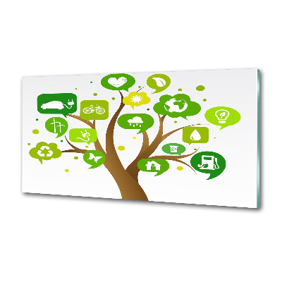 Spatscherm keuken Ecologische boom