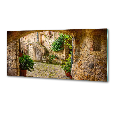 Spatplaat keuken Een charmante straat