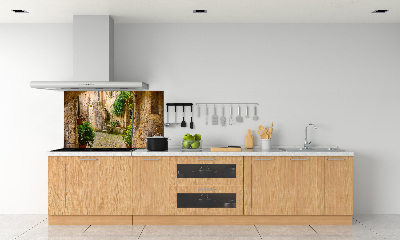 Spatplaat keuken Een charmante straat