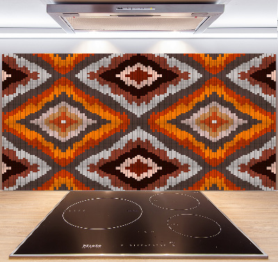 Glazen achterwand keuken Retro achtergrond