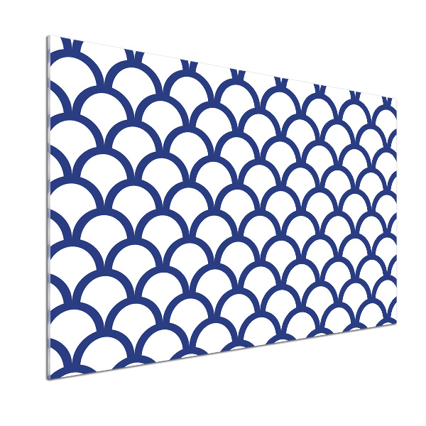 Spatscherm keuken Nautische achtergrond