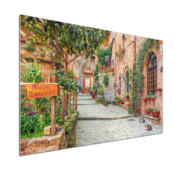 Spatplaat keuken Italiaanse straten