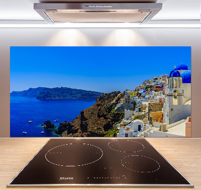 Spatplaat keuken Santorini, Griekenland