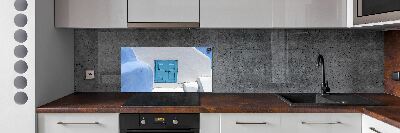 Keuken achterwand Santorini, Griekenland