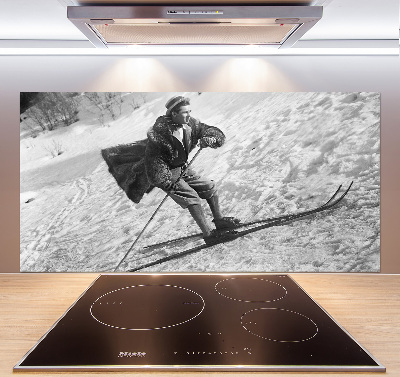 Keuken achterwand Skiër