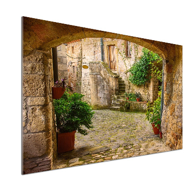 Achterwand keuken Italiaanse straten