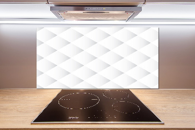 Glazen achterwand keuken Achtergrond met vierkanten