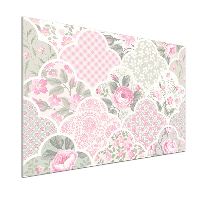 Keuken achterwand Rozen en versieringen