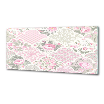 Keuken achterwand Rozen en versieringen