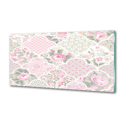 Keuken achterwand Rozen en versieringen