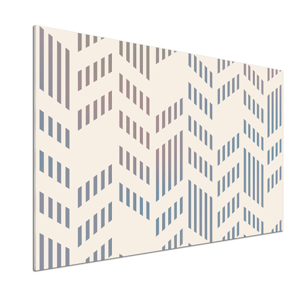 Spatscherm keuken Geometrische achtergrond