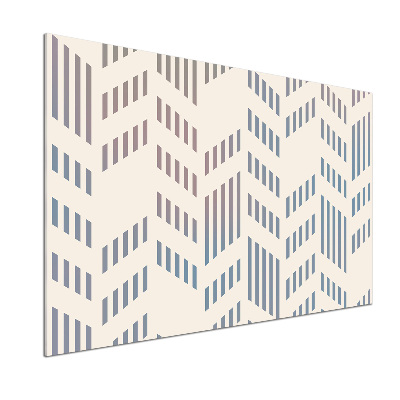 Spatscherm keuken Geometrische achtergrond