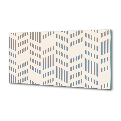 Spatscherm keuken Geometrische achtergrond