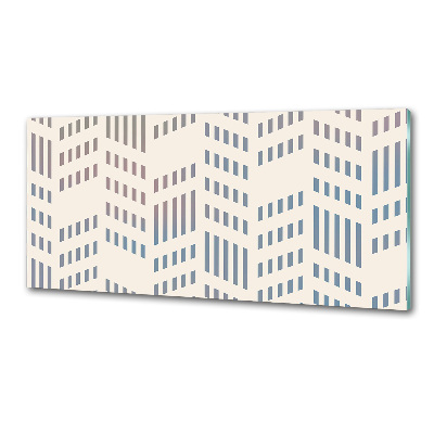 Spatscherm keuken Geometrische achtergrond