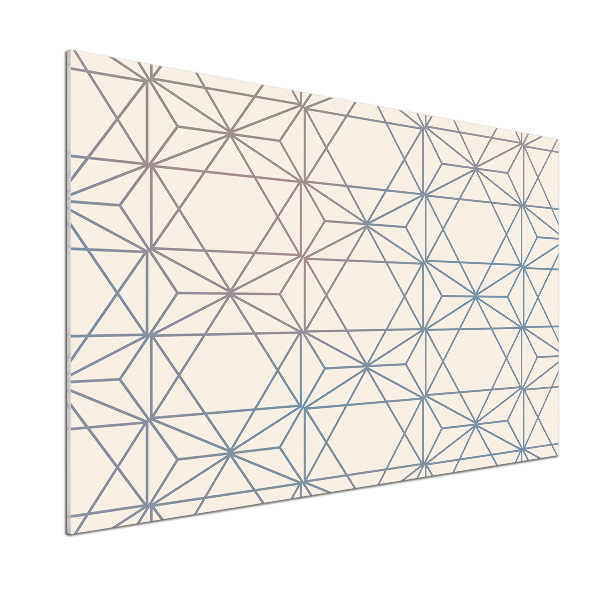 Spatplaat keuken Geometrische achtergrond