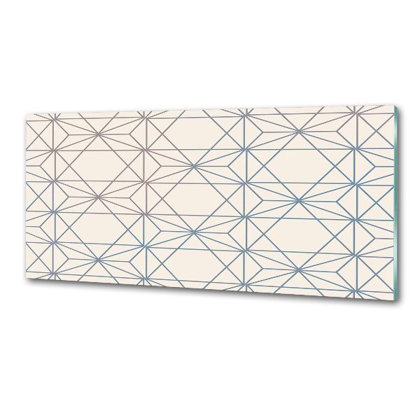 Spatplaat keuken Geometrische achtergrond