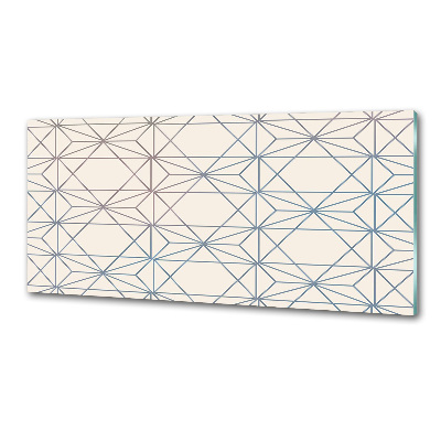 Spatplaat keuken Geometrische achtergrond