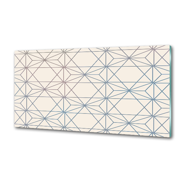 Spatplaat keuken Geometrische achtergrond