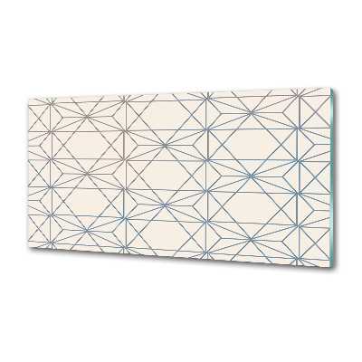 Spatplaat keuken Geometrische achtergrond