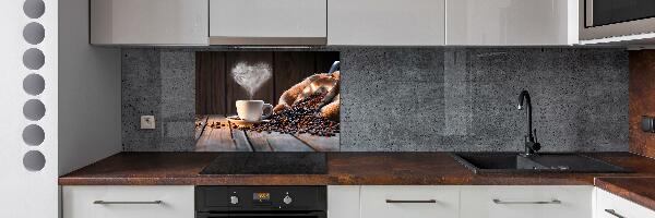 Achterwand keuken Een kopje koffie