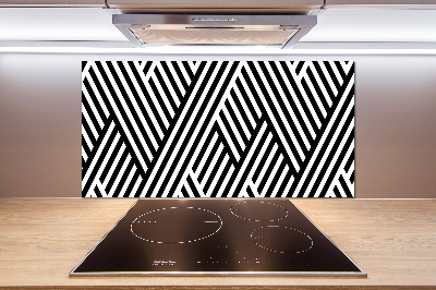 Glazen achterwand keuken Geometrische achtergrond