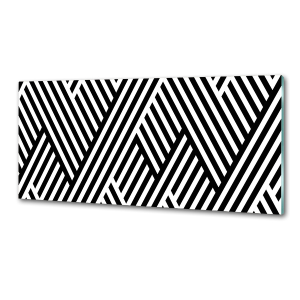 Glazen achterwand keuken Geometrische achtergrond