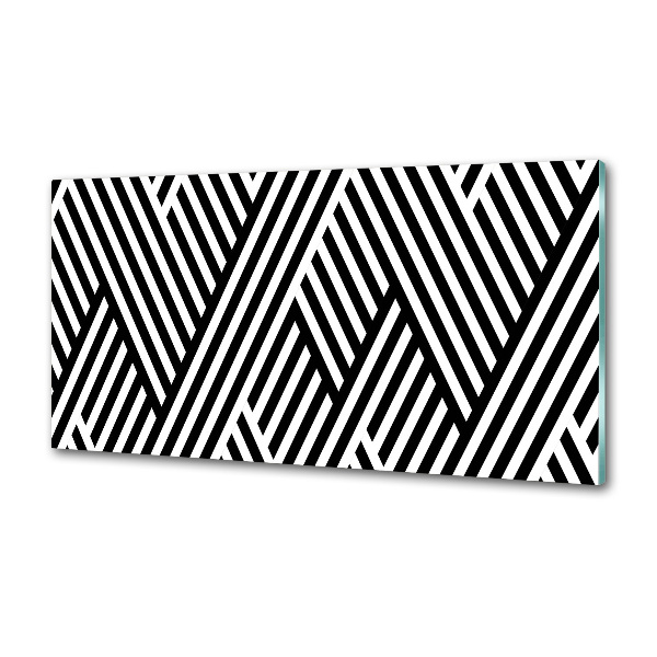 Glazen achterwand keuken Geometrische achtergrond