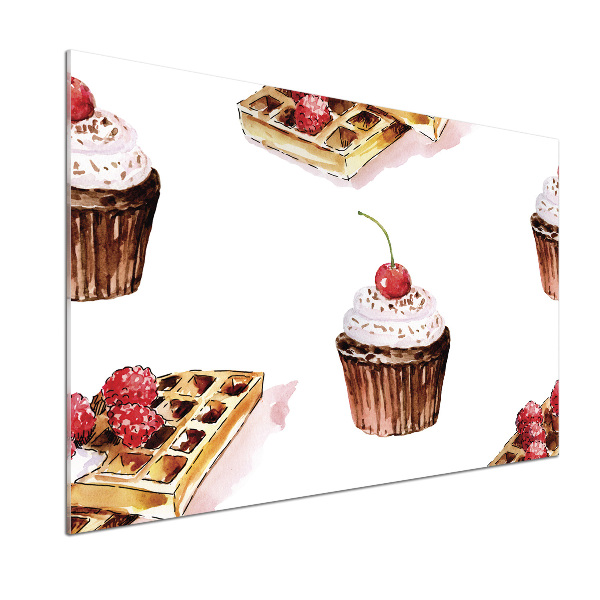 Glazen achterwand keuken Nagerecht