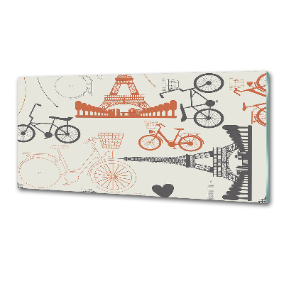 Spatscherm keuken Symbolen van Frankrijk