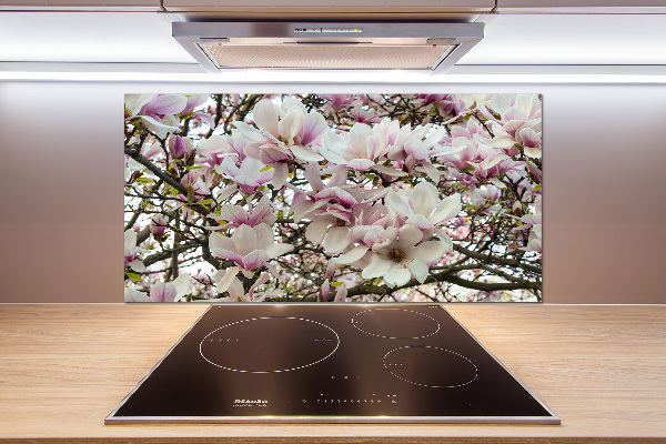 Keuken achterwand Magnolia bloemen