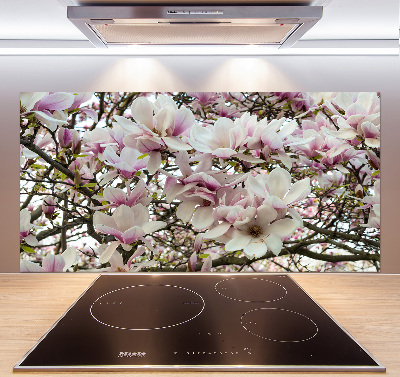 Keuken achterwand Magnolia bloemen
