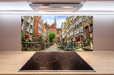 Spatscherm keuken Gdansk, Polen