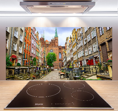 Spatscherm keuken Gdansk, Polen