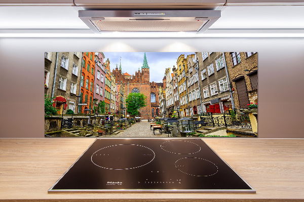 Spatscherm keuken Gdansk, Polen