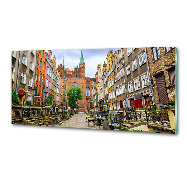 Spatscherm keuken Gdansk, Polen