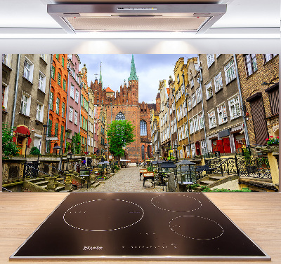 Spatscherm keuken Gdansk, Polen