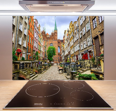 Spatscherm keuken Gdansk, Polen