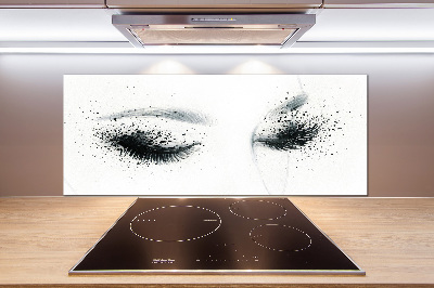 Spatscherm keuken Make-up