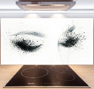 Spatscherm keuken Make-up