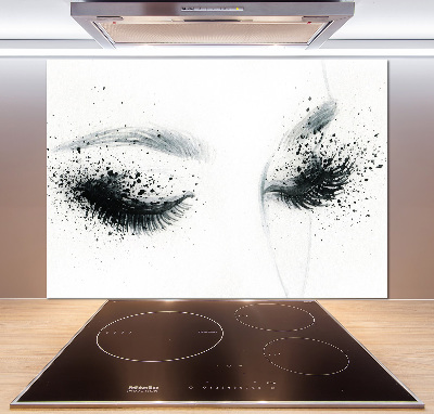 Spatscherm keuken Make-up