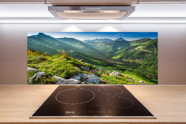 Keuken achterwand Zonsopgang in het Tatragebergte