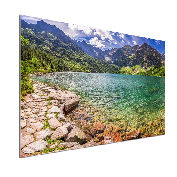 Achterwand keuken Het zeeoog ​​van het Tatragebergte